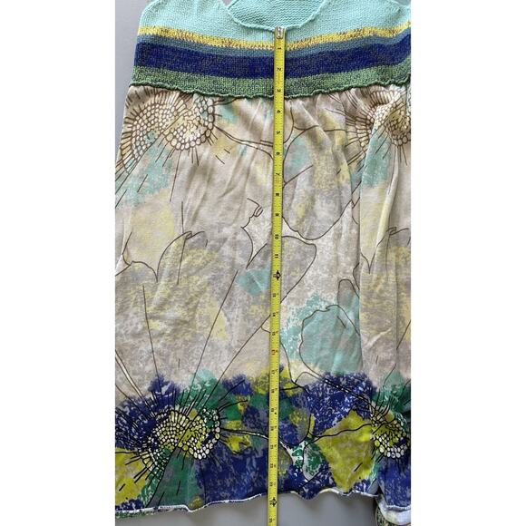 Free People Y2K ASO Selena Gomez as Alex Russo Knit Floral Tunic Dress Sz XS - Picture 12 of 16